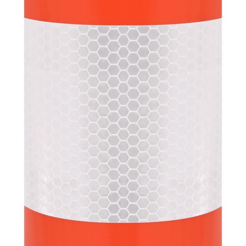  10 db polietilén forgalomterelő oszlop lánccal 75 cm