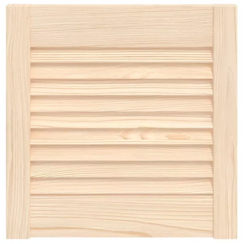  tömör fenyőfa lamellás szekrényajtó 39,5 x 39,4 cm