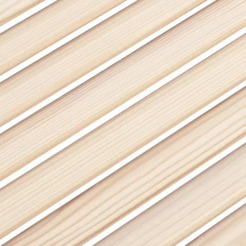  tömör fenyőfa lamellás szekrényajtó 39,5 x 39,4 cm