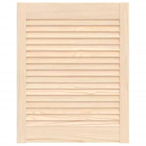  tömör fenyőfa lamellás szekrényajtó 61,5 x 49,4 cm