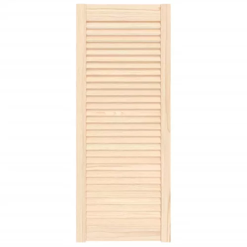 tömör fenyőfa lamellás szekrényajtó 99,3 x 39,4 cm