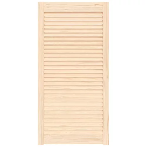  tömör fenyőfa lamellás szekrényajtó 99,3 x 49,4 cm