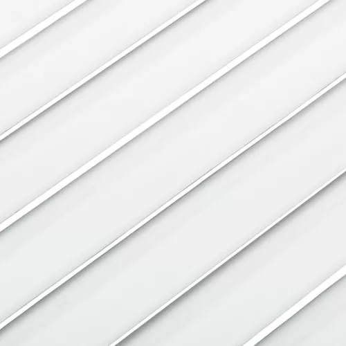  2 db fehér tömör fenyőfa lamellás szekrényajtó 61,5 x 39,4 cm