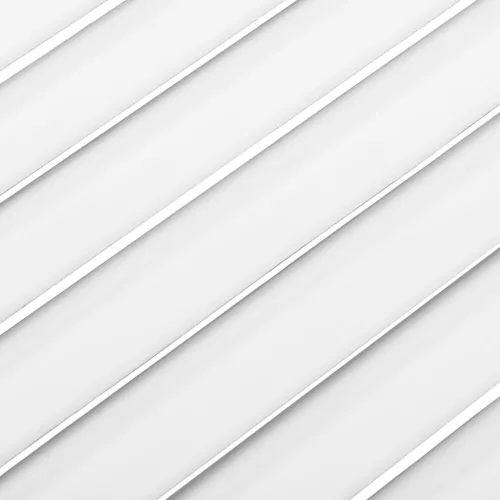  4 db fehér tömör fenyőfa lamellás szekrényajtó 61,5 x 49,4 cm