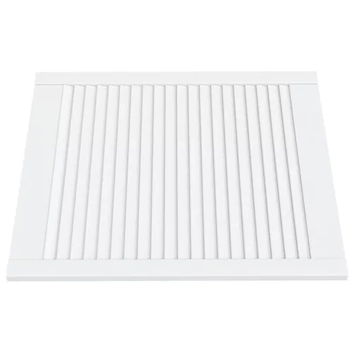  fehér tömör fenyőfa lamellás szekrényajtó 69 x 59,4 cm