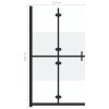  selyemmatt ESG üveg összecsukható zuhanyfal 110 x 190 cm
