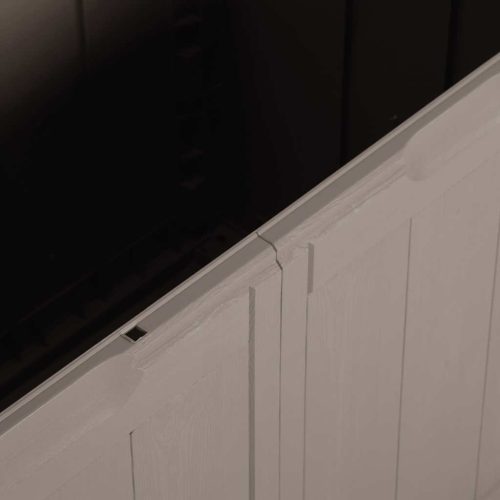  barna PP fa hatású kerti tárolóláda 270 L