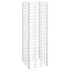  3 db vas gabion magaságyás 30 x 30 x 100 cm