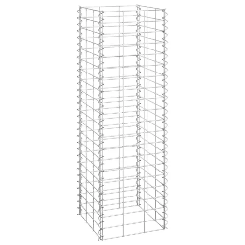  3 db vas gabion magaságyás 30 x 30 x 100 cm
