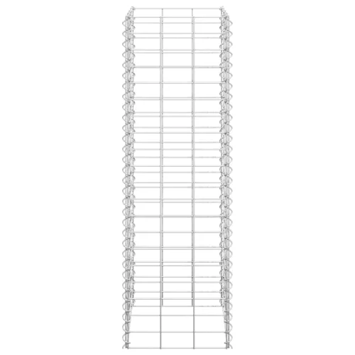  3 db vas gabion magaságyás 30 x 30 x 100 cm
