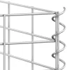  3 db vas gabion magaságyás 30 x 30 x 100 cm