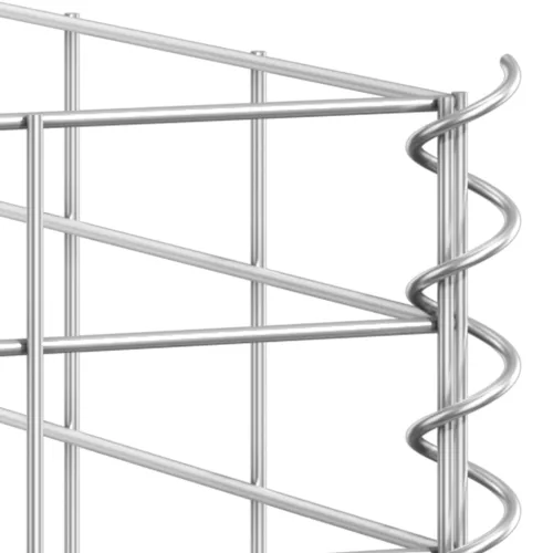  3 db vas gabion magaságyás 30 x 30 x 100 cm