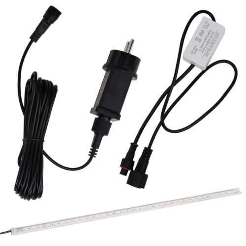  akril vízeséskifolyó RGB LED-ekkel 45 cm