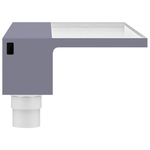  akril vízeséskifolyó RGB LED-ekkel 60 cm