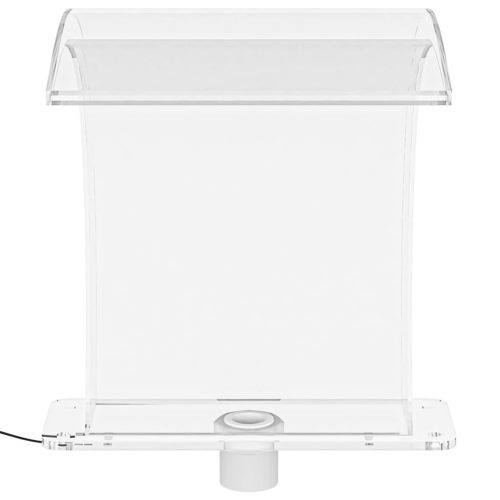  akril medenceszökőkút RGB LED-ekkel 50 cm