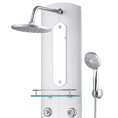  ezüstszínű zuhanypanel 25 x 43 x 110 cm