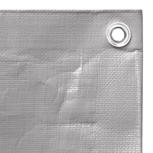  szürke HDPE takaróponyva 260 g/m² 3 x 5 m