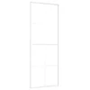  fehér ESG üveg és alumínium tolóajtó 76 x 205 cm