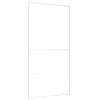  fehér matt ESG üveg és alumínium tolóajtó 102,5x205 cm