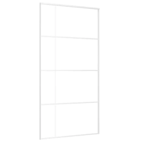  fehér matt ESG üveg és alumínium tolóajtó 102,5x205 cm