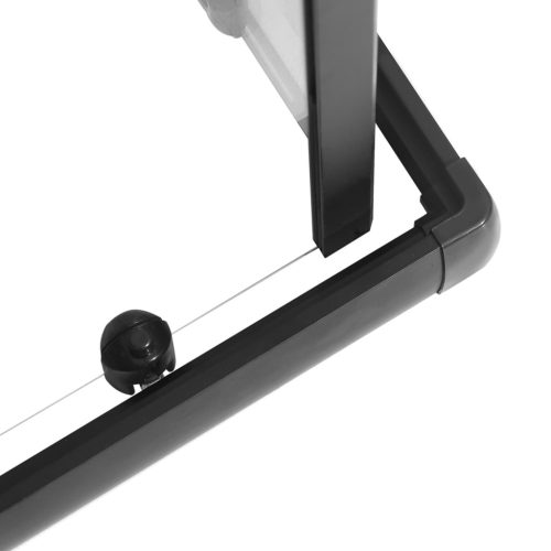  fekete csíkos ESG zuhanykabin 90 x 70 x 180 cm