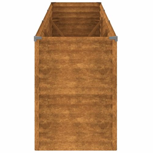  corten acél kerti magaságyás 291x50x69 cm