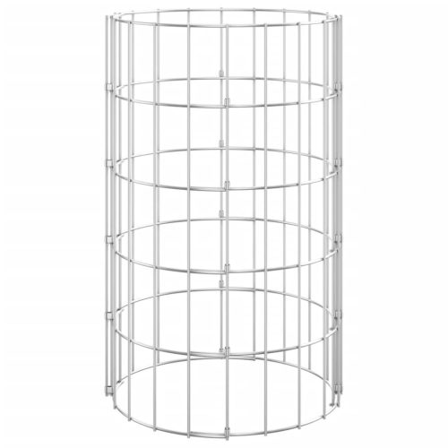  kör alakú horganyzott acél gabion oszlop Ø30 x 50 cm