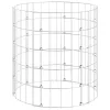  kör alakú horganyzott acél gabion oszlop Ø50 x 50 cm