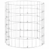  kör alakú horganyzott acél gabion oszlop Ø50 x 50 cm