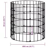  kör alakú horganyzott acél gabion oszlop Ø50 x 50 cm