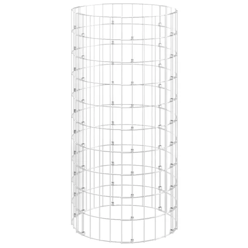  kör alakú horganyzott acél gabion oszlop Ø50 x 100 cm