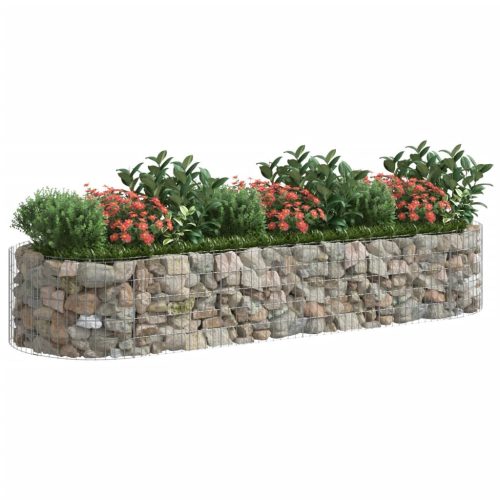  horganyzott vas gabion magaságyás 300x100x50 cm
