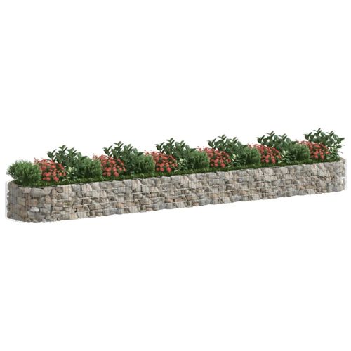  horganyzott vas gabion magaságyás 600x100x50 cm
