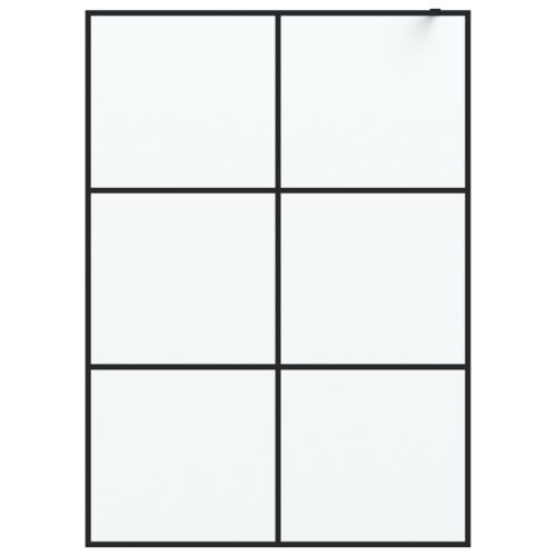  fekete ESG tejüveg zuhanyfal 140x195 cm