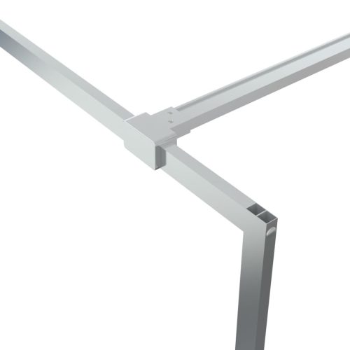  ezüstszínű átlátszó ESG üveg zuhanyfal 100 x 195 cm