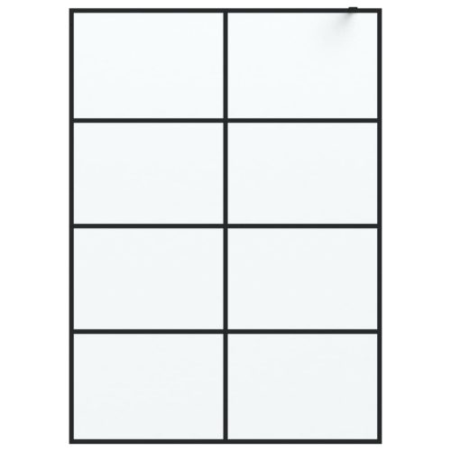  fekete ESG tejüveg zuhanyfal 140x195 cm