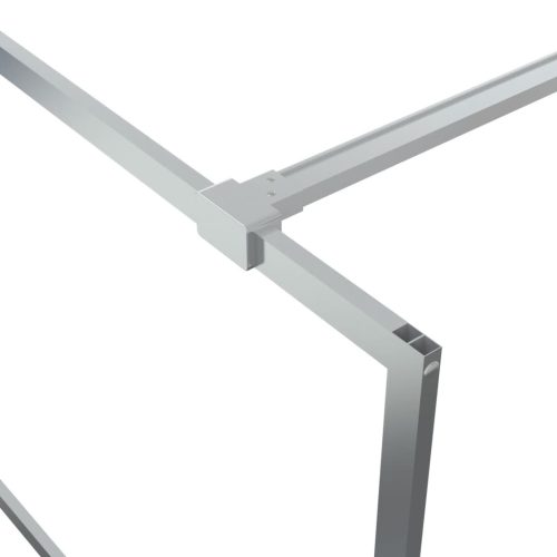  ezüstszínű átlátszó ESG üveg zuhanyfal 100 x 195 cm