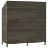  antracitszürke tömör fenyőfa kerti fészer 102 x 52 x 112 cm