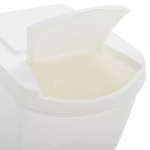  4 db fehér polipropilén rakásolható szemeteskuka 100 L