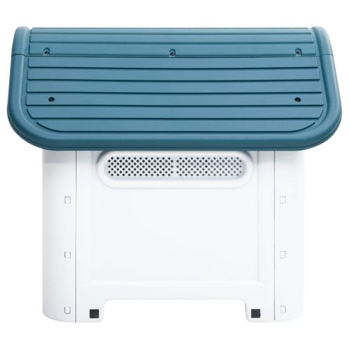  kék polipropilén kutyaház 59 x 75 x 66 cm