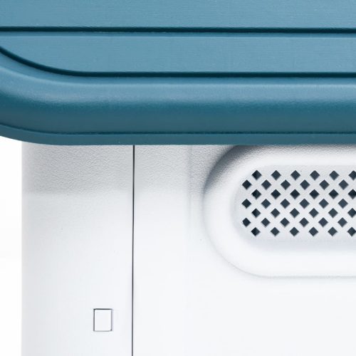  kék polipropilén kutyaház 59 x 75 x 66 cm