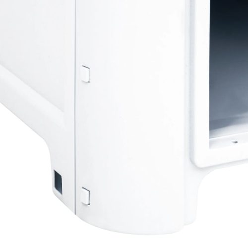  kék polipropilén kutyaház 59 x 75 x 66 cm