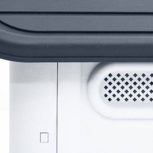  szürke polipropilén kutyaház 59x75x66 cm