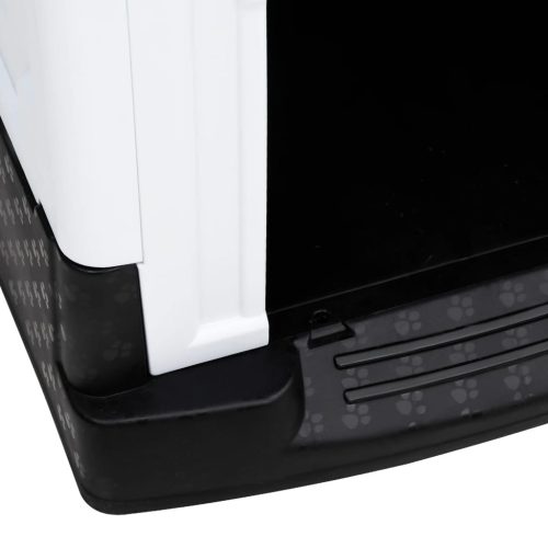  kék polipropilén kutyaház 57x68x66 cm