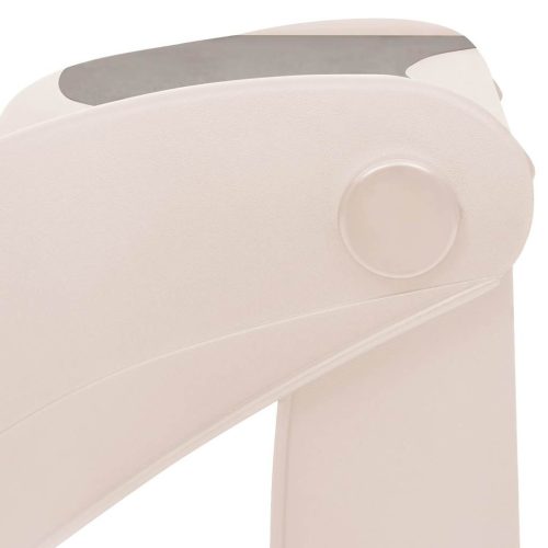  krémszínű műanyag összecsukható 3 fokos kutyalépcső 50x38x38 cm