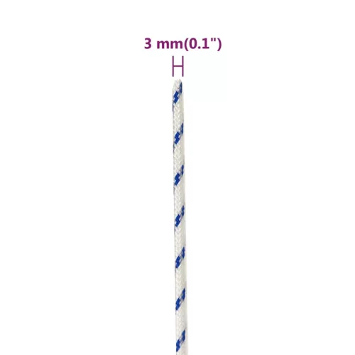  fehér polipropilén hajókötél 3 mm 250 m