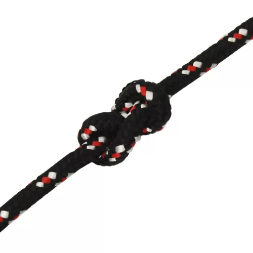  fekete polipropilén hajókötél 12 mm 25 m