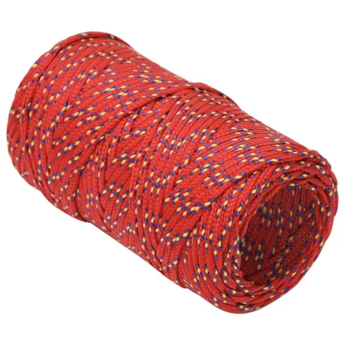  piros polipropilén hajókötél 2 mm 100 m