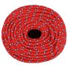  piros polipropilén hajókötél 10 mm 25 m