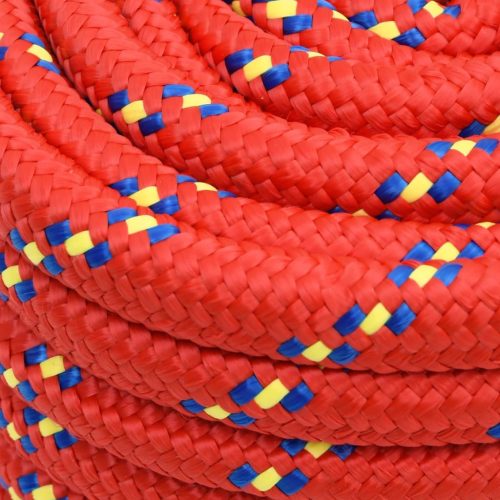  piros polipropilén hajókötél 20 mm 100 m